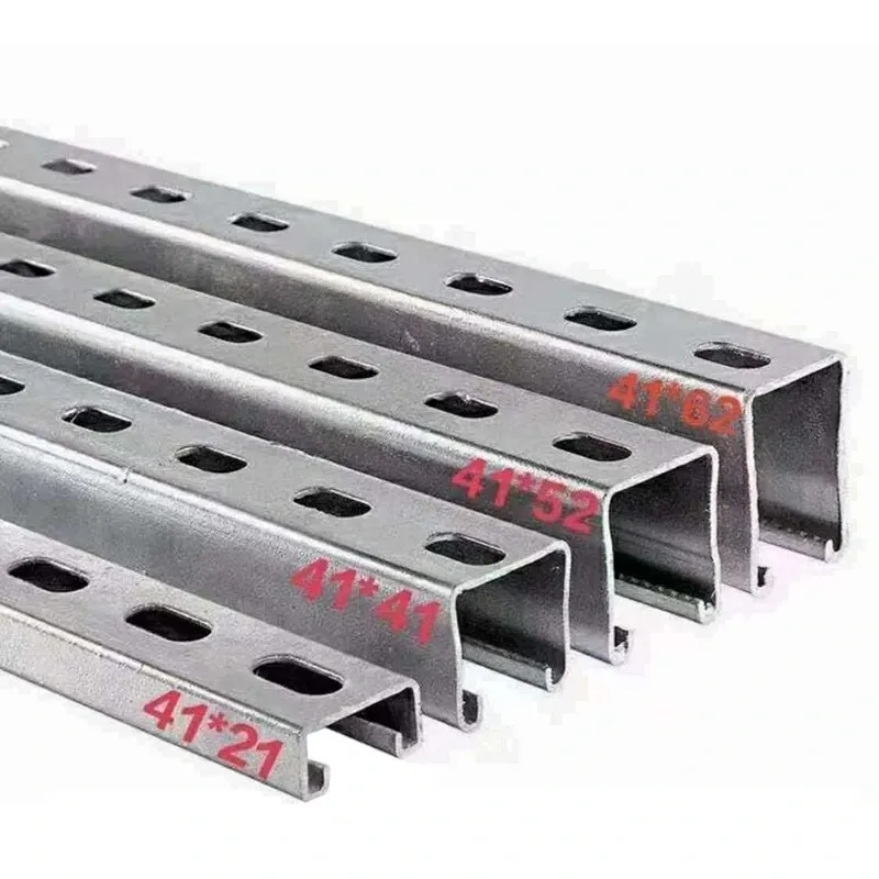 Braket Penopang Baja U-Channel Galvanis Hot-Dip