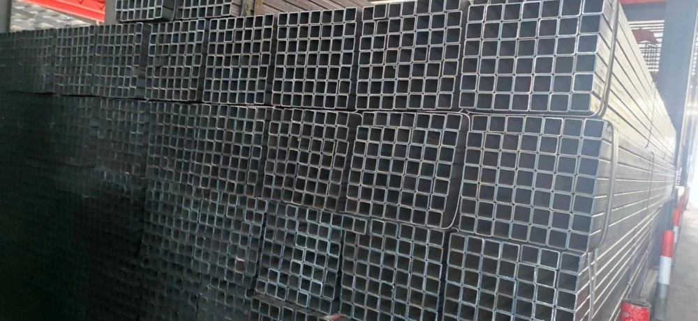 Thick Wall Black Rectangular And Square Steel Tube