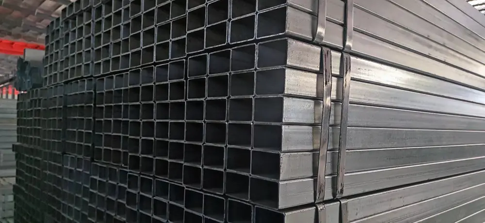 Thin Wall Black Rectangular And Square Steel Tube